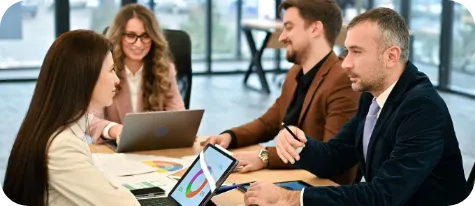 Team of market research professionals